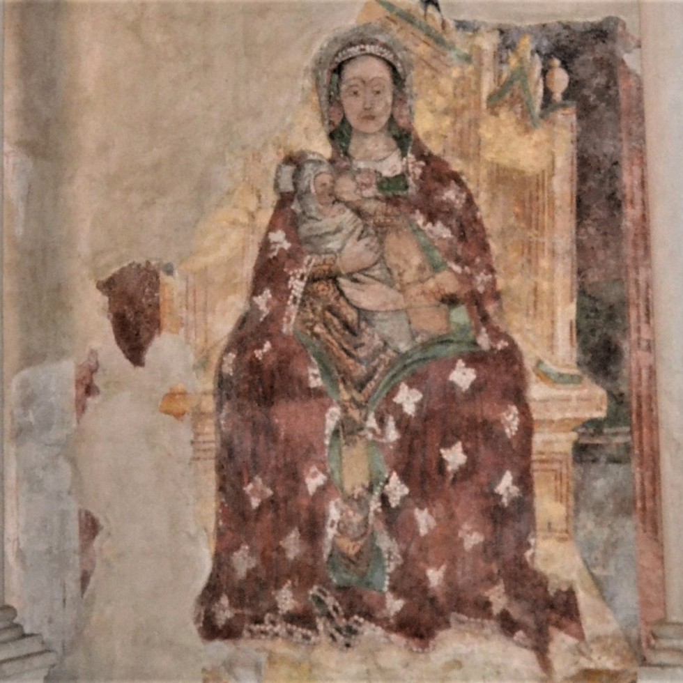 Madonna dipinta ad Almè in provincia di Bergamo
